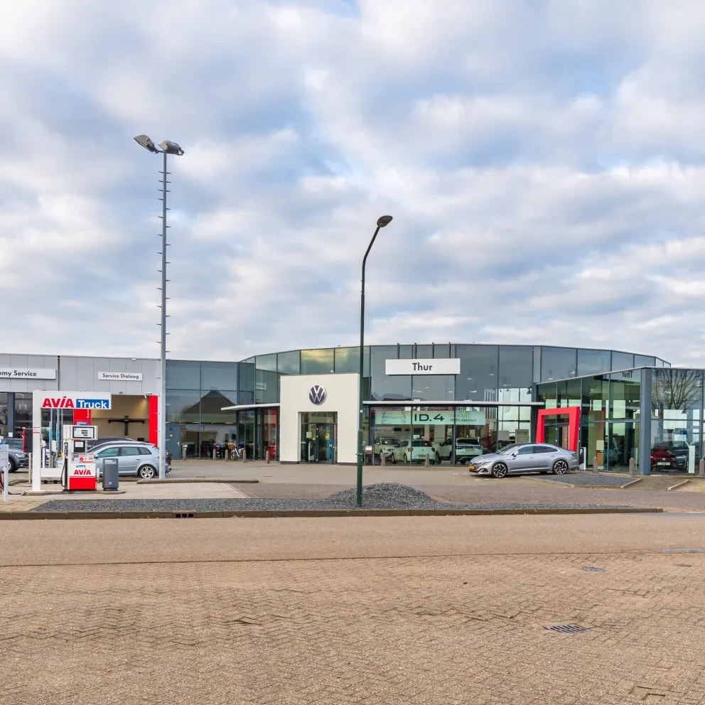 Vooraanzicht pand Thur